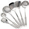 Abcsea 6 Pièces Accessoires Set de Cuisine, Cuillères de Cuisine, Spatules Cuisine Inox, Ustensiles de Cuisine Inox, Gadgets de Cuisine