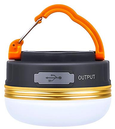 Hongtellor Camping Light, USB Rechargeable LED Tent Light with Magnetic, 4 Modes Outdoor LED Camping Lantern for Hiking, Camping, Hiking, Fishing, Hunting，Home Power Cuts