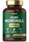 Organic Moringa Capsules 2400mg | High Strength Moringa Oleifera Leaves | 120 Vegan Powder Capsules | Horbaach
