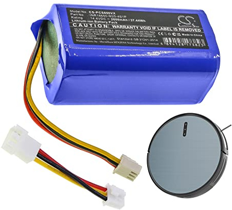 Cameron Sino Nuova 2600mAh Batteria Ricambio per Proscenic 800T, 820T, 830T, 820S, PR-800T, PR-820T, PR-830T, PR-830S, Part No.INR18650-M25-4S1P