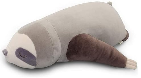 eamve 63,5 cm großes Faultier-Plüsch-Faultier, Plüschtier, niedliches Faultier-Überwurfkissen, weiches Faultier-Kissen, weiches Körperkissen für Heimdekoration, Kinder, Stofftiere, Geschenke