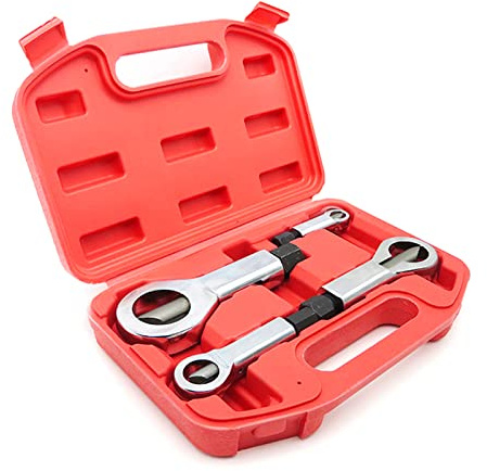 Nut Splitter Cracker, Metal Rusty Nut Separator, Heavy Duty Nut Breaker Tool, Manual Pressure Nut Remover Extractor Tool for Removing Broken and Damaged Nuts(#1,2,3,4)