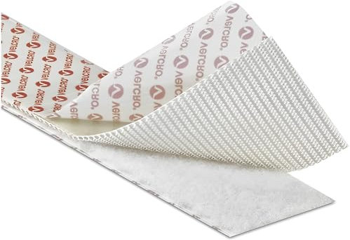 VELCRO® Brand White PS51/PS52 ULTRAMATE® Industrial Strength Velcro Heavy-Duty Self Adhesive Velcro Tape 20mm 2cm Wide (2M) | Multiples Sent as Continuous Length