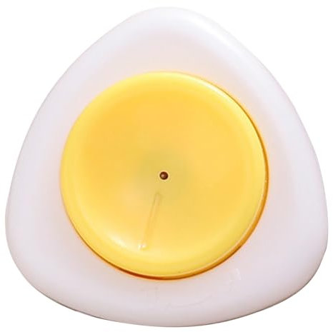 Remorui Super Easy Egg Peeler Stainless Steel Magnetic Egg Piercer Reusable Compact Size Boiled Egg Hole Puncher Pricker Kitchen Tool Egg Pricker White
