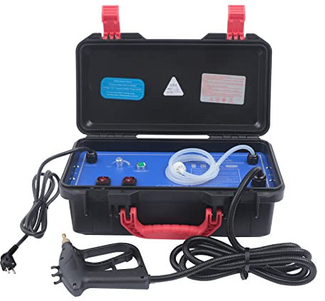 WSIKGHU Limpiador a vapor multifuncional, limpiador a vapor de mano, 3000 W, limpiador de vapor de mano para coches, muebles tapizados, casas, baños, cocinas, limpieza de superficies