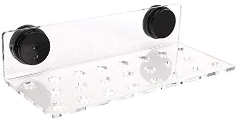 Tnfeeon Korallenfragment-Rack, Transparenter Acryl-Korallenhalter, Löcher für Aquarien, für Korallenriffe, Gebrochener Rahmen, Verbesserter Saugnapf für Haushalts-Aquarien