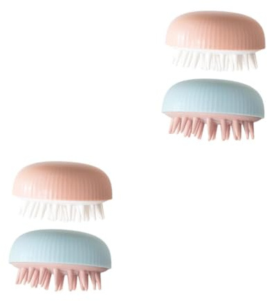FRCOLOR 4stücke Haarwäsche Bürste Für Kopfhautmassage Fördert Haarwachstum Und Schuppenreduktion Praktische Pflege Für Empfindliche Kopfhaut