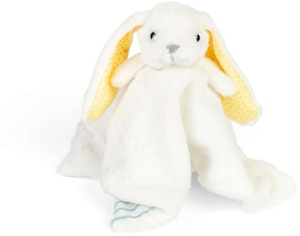 Bigjigs Toys Coniglietto in peluche – Coperta per bambini, coperte e trapunte per neonati e bambini, animali di peluche, orsacchiotti animali per bambini, regali per neonati e bambini, età 12 mesi +