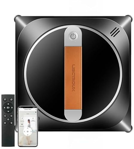 LIECTROUX Fönsterrengöringsrobot YW910, dubbel vattensprayare, intelligent glas-våttorkare, golv-fönster-vägg-robotdammsugare, kantlöst arbete, AI-kartrutt, app och fjärrkontroll