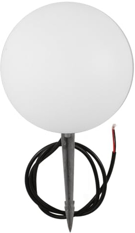 TEHAUX Lampada a Globo Per Prato Da Esterno Ip65, Luce a Globo Decorativa Led a Basso Consumo, Lampada a Palo Da Giardino 15cm Per Percorso e Giardino