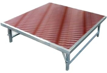 Tragbare Klappbühne | Schnell aufzubauende Bühne for Schulaufführungen, Kirchen, DJ-Pulte, Hochzeitszeremonien(128x100x40cm)