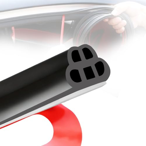 Marsred 7m Auto Türdichtung Selbstklebend，Autotür Kantenschutz,Wasserdicht Fenster Gummidichtung für Auto, Wohnwagen, Türrahmen,