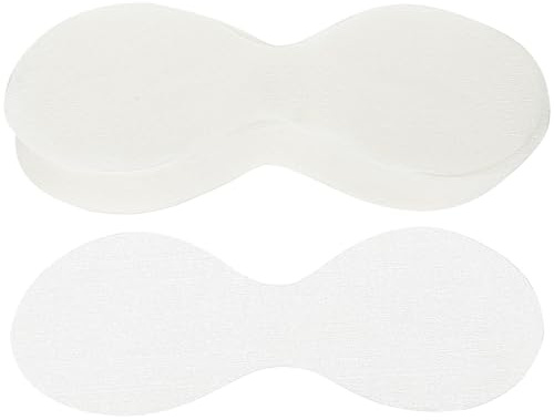 SOESFOUFU 200 Stück Einweg Augenpads Aus Baumwolle Und Papier Dünne Feuchtigkeitsspendende Augenmasken Für Empfindliche Haut Dünn Weich Für Selbstgemacht Augenpflege Zuhause Und Reisen