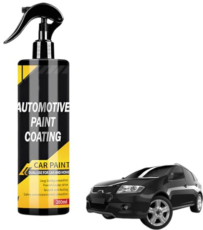 YOFDAL Spray de sellado para pintura de coche 200ml | Agente de recubrimiento 3-en-1 con efecto rápido | Brillo intenso y protección para pintura, plásticos y caucho