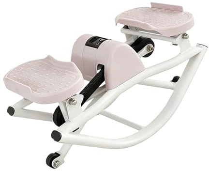 Rock Stepper - Attrezzature per il Fitness Portatile Allenatore - Macchina per Step Fitness a Dondolo | per Casa Appartamento Ginocchia Articolazioni Gambe Fessier