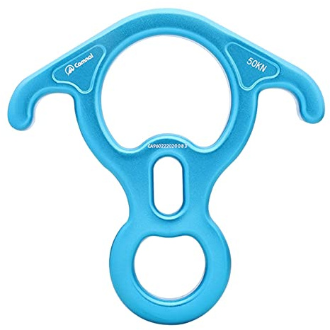 50kN 11000 Lbf Rescue Figura 8 Discensore Grande per Corda Rappel Dance Blu