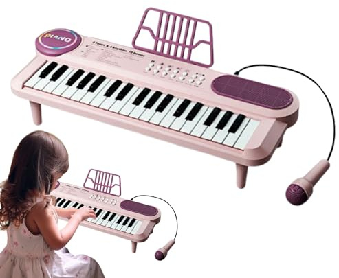 Giocattolo Pianoforte Tastiera Per | 37 Tasti Regolabile Gioco | Tastiere Musica Con Integrato,Per Ragazzo Famiglia Festa Vacanze Scuola Aula Casa Interni Esterni