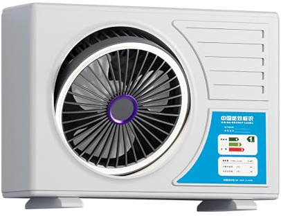 Ventilatore da scrivania multi-modalità, angolo regolabile ricaricabile, ventilatore da tavolo con design portatile, per casa, camera da, soggiorno, ufficio, circolazione 'aria estiva per il