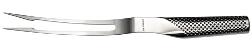 Global Knives G-13 gebogene Tranchiergabel, 30 cm, Cromova-18- Edelstahl