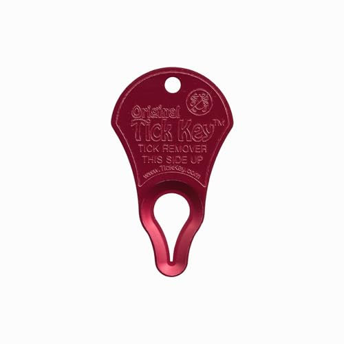 The Original Tick Key - Tick Detaching Device - Portable, Safe and Highly Effective Tick Detaching Tool (Assorted)