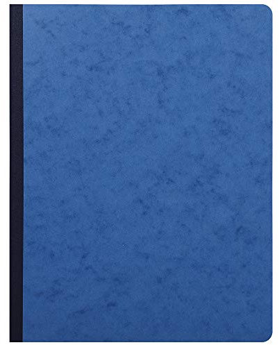 Exacompta - Ref. 4070E – 1 Steppung mit 7 Spalten auf 1 Seite – 33 Zeilen – 80 Blatt – Format 320 x 250 mm – Umschlag aus glänzendem FSC-zertifiziertem Karton, 4 zufällige Farben, gelb, blau, rot