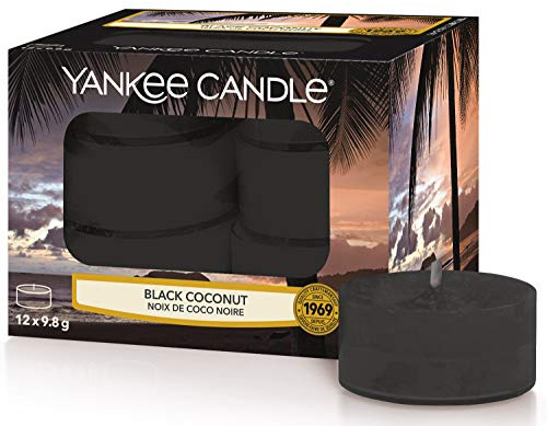 Yankee Candle Duft-Teelichter | Black Coconut | 12 Stück
