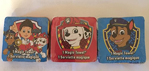 Nickelodeon Paw Patrol Set of 3 Magic Towel Washcloths