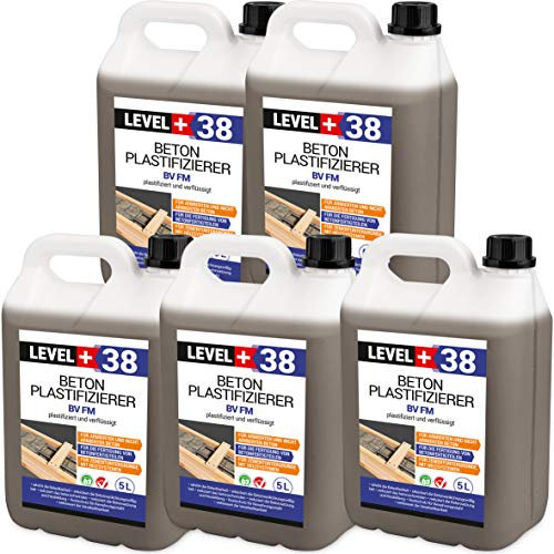 25 litres de plastifiant pour béton - Additif pour chape - Lubrifiant béton RM38
