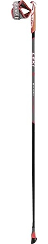 LEKI Smart Flash Bâtons de randonnée Noir/Rouge/Blanc 125 cm