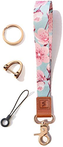 SENLLY Porte-clé Lanière de Poignet, Conception de Motifs Originale Cordon pour Clés