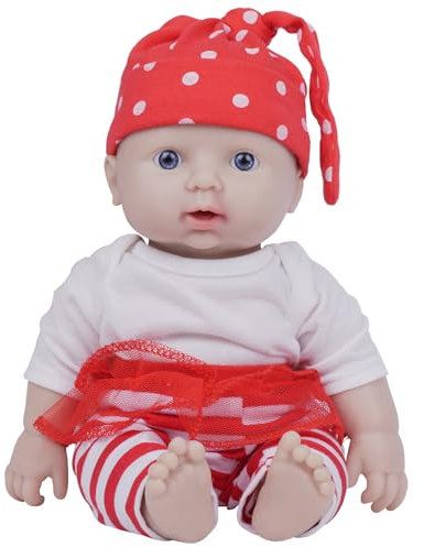 IVITA Reborn Babypuppe, kompletter Körper, Silikon, für Neugeborene, zum Öffnen, Mund, handgefertigt, blaue Augen, weiche Babypuppe (WG1539-29 cm-1116g-Mädchen)