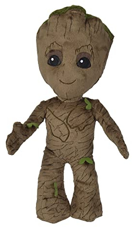 Simba 6315875808 - Disney Marvel Floppy Young Groot 25cm Plüschfigur, für Kinder ab den ersten Lebensmonaten geeignet