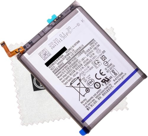 Batterie pour d'origine Samsung EB-BG985ABY pour Samsung Galaxy S20 Plus (G985F), Galaxy S20 Plus 5G (G986B) avec Chiffon de Nettoyage shlok