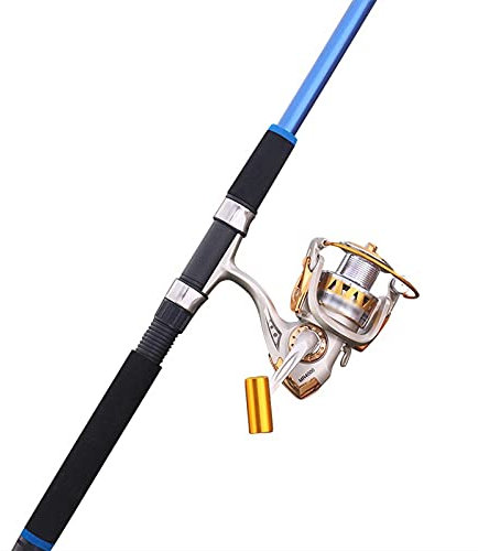 GRFIT Angelrute Angelrute und Rolle Combos Kohlefaser-Teleskop-Angelpol mit Rollen-Combo-Kit for Anfänger Angelzubehör (Size : 2.1M)