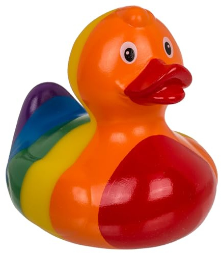 MIJOMA Whistle Badkar Duck | Söta badankor för barn och vuxna | Tillverkad av högkvalitativa hållbara material | ca 10 cm (stolthet)