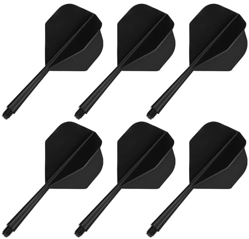 Meng Jiaran 6 plumas de dardos y ejes, dardos integrados K Fex