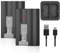 6040mAh Rechargeable Battery Compatible with Video Doorbell 2/3/3+/4, Video Doorbell 3 Plus, Stick Up Cam Battery (2nd & 3rd Gen) and Spotlight Cam (2025 New) (2 batteries+charging station)