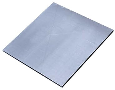 TIHONORI Épaisseur 10mm Plaque en Aluminium De Haute Qualité, Plaque Métallique Anti-Corrosion Et Durable pour La Production Artisanale, Bricolage,400mm*400mm