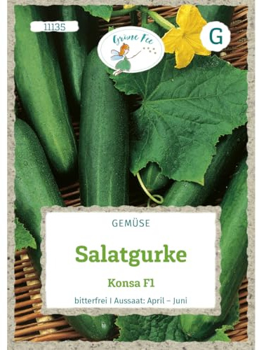 Grüne Fee - Salat- und Schälgurke Konsa F1 Samen - 11135