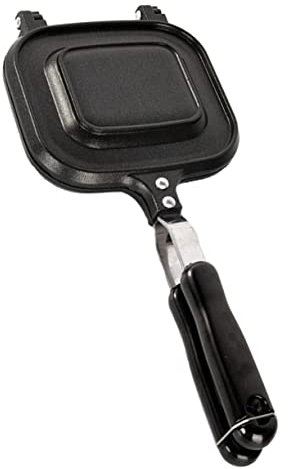 Didiseaon Plaque De Cuisson Antiadhésive Double Face Pour Sandwichs Gaufriers Et Crêpes Facile à Nettoyer Avec Crochet De Suspension Pour Rangement