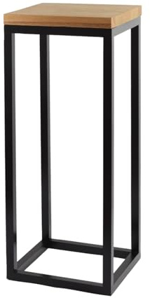 PEEWIT Aiuola in piedi grande supporto per fiori 62 cm rovere legno