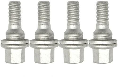 BASPHHH écrou Jante Compatible avec Peugeot pour 407 2004-2010 Écrous de Roue Boulons Vis M12x1,25 9817024580 540567