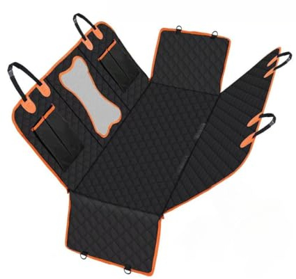 ALLBASA Housse de Siège d'auto pour Chien,Protection Voiture Siege Arriere Imperméable Antidérapant,Protection Banquette Arriere pour Chien et Enfant 135X150 CM