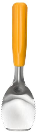 Heavy Duty Pumpkin Corer and Pulp Scooper | Manual Carving Tool with Grip Handle | Fruit and Vegetable Core Remover Scraper for Halloween Pumpkin