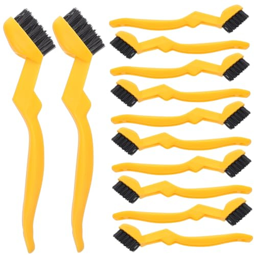 ZUNOXAZ 30pcs Industrial Cleaning Toothbrush Nylon Mini Brush for Bottle Crevice Cleaning for Bbq Grills Kitchen and Bathroom