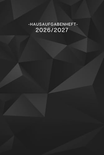Hausaufgabenheft 2026/2027: 1 Woche 2 Seiten , mit 2x Stundenplan , Grundschule Gymnasium Jungen mädchen , DIN A5