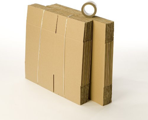 carton demenagement - 20 cartons à livres avec 1 adhésif gratuit