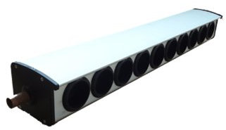manifold (10 holes) for solar collector, for solar water heater/collecteurs (10 trous) pour capteur solaire, pour chauffe-eau solaire