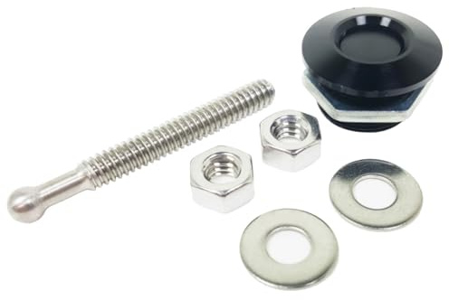Quik-Latch Products QL-25-SB 1.25 Upper Diameter Black Anodized MIni Quick Release Latch