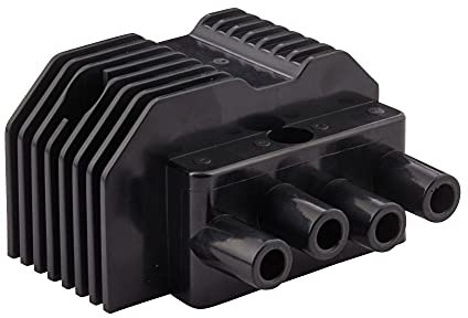 HELLA 5DA 193 175-651 Zündspule - 12V - 4-polig - Blockzündspule - geschraubt